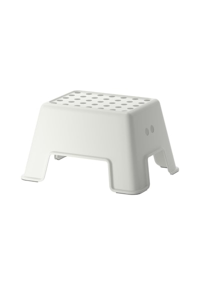 Ikea Bolmen Tabure - Çocuk Bebek Banyo Taburesi - Beyaz