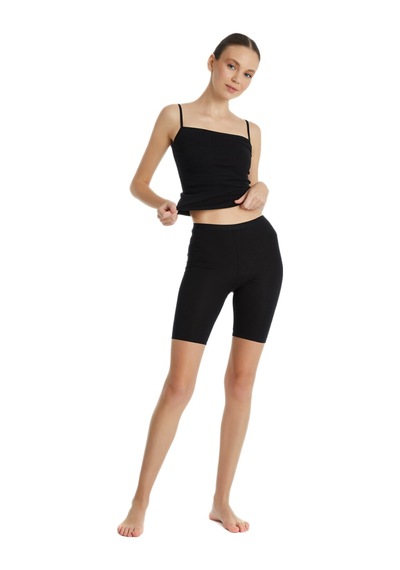Blackspade Kadın Büyük Beden Boxer Essential 1309 Siyah