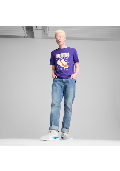 Puma Graphics Sneaker Tee Erkek T-shirt-mavi Mavi