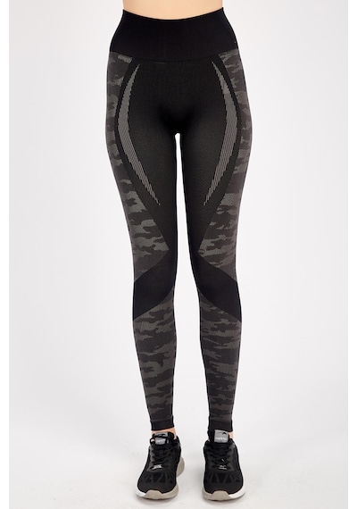 Maraton Active Slimfit Kadın Fitness Siyah Tayt 812081-siyah Siyah