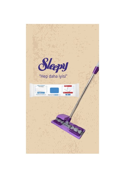 Mop Çamaşır Suyu Katkılı 50 Yaprak Ve Mandallı Mop Seti