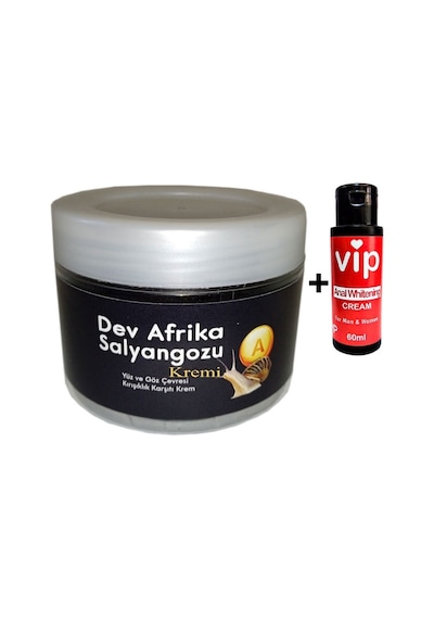 Giant Yaşlanmakarşıtı Dev Afrikasalyangozu 100ml Kremi + Vip Analrenk Açıcıkrem 60 Ml