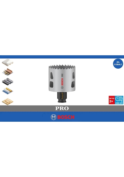Bosch Pro 54 Mm Pc Delik Testeresi Hss %8 Kobalt 2608594390