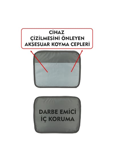 Dada Ultra Hafif 125gr Bebek Mavi File Tablet Kılıfı 10"-11" inç Air Darbe Emici Korumalı Unisex