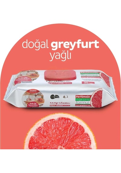 Mey İthalat Mutfak Temizlik Havlusu 50 Adet Greyfurt