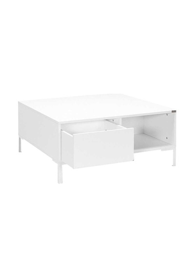 Kare Orta Sehpa - Diamond Beyaz (533555822)