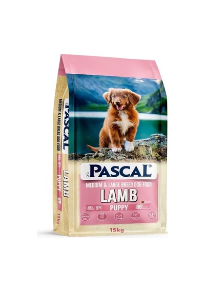 Pascal Kuzu Etli Orta Ve Büyük Irk Yavru Köpek Maması 15 Kg