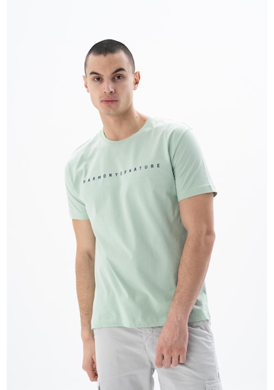 AR-MA Arma Erkek Regular Fit Bisiklet Yaka Tişört Y25344406201 Yeşil
