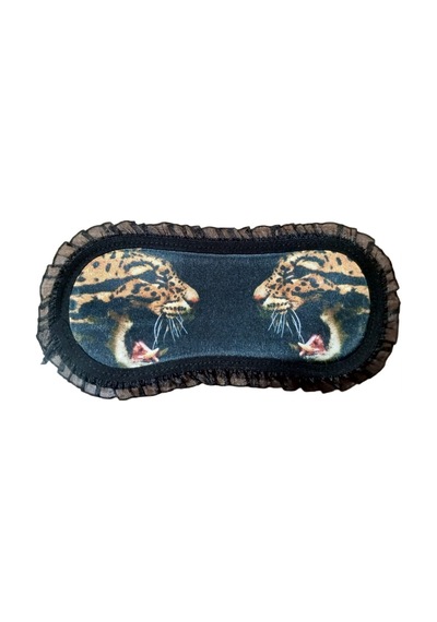 Pazarız Uyku Göz Bandı Maskesi Işık Önleyici Gözlük Maske Bant Eye Mask Leopar