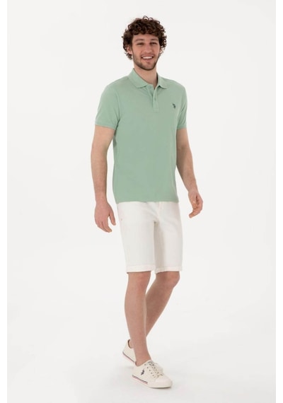 U.S. Polo Assn. Gtp04ıy026 Yeşil Erkek Polo Yaka T-shirt Pu-8731 L