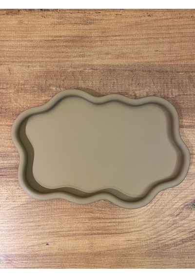 Çok Amaçlı Dekoratif Tepsi Brown