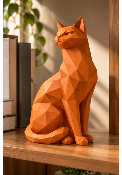 Asil Kedi Figürlü Dekoratif Biblo 51172029