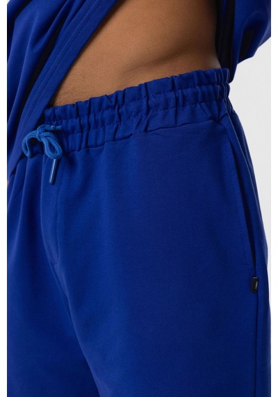 Basic Oversize Şort Takım Saks