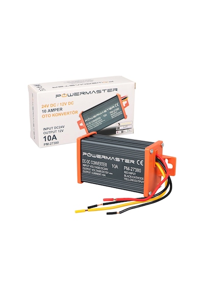 Xtechnx Xtechn94983840832 Powermaster Pm-27380 24v Dc / 12v Dc 10 Amper Oto Konvertör Kod:27380