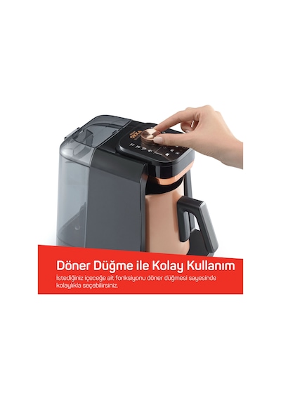 Arzum OKKA OK0036 Rich Pro Plus 700 W Su Hazneli Türk Kahvesi Makinesi