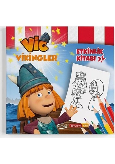 Vikingler Etkinlik Kitabı - 3 - Reyha Cerit Bala - Burhan Yayıncılık