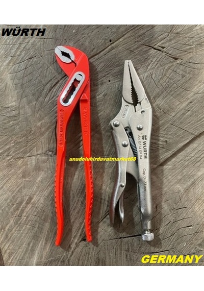 Würth Cobalt Çelik Pense Ayarlı Kargaburun Pense Ayarlı Fort Pense 210mm 2set Diğer