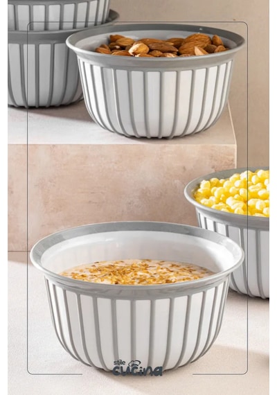 Linea 6lı Pratik Çerezlik Gri 1 Litre Gri
