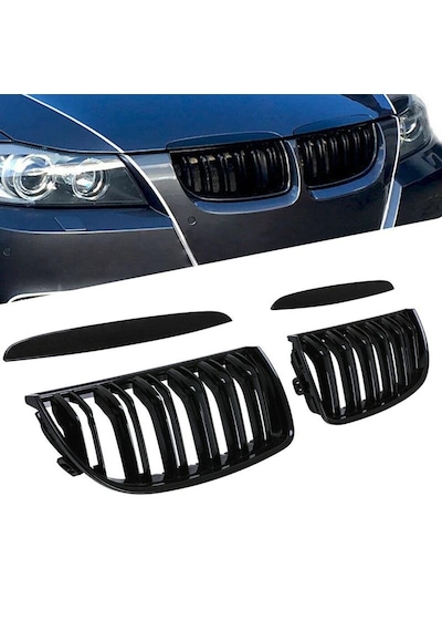 Bmw E90 Sedan Ön Panjur Izgara Piano Black 2005-2008