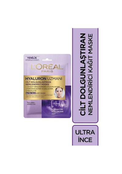 L'Oreal  Paris Hyaluron Uzmanı Kağıt Yüz Maskesi