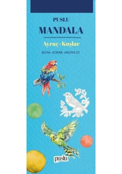 Mandala Ayraç - Kuşlar
