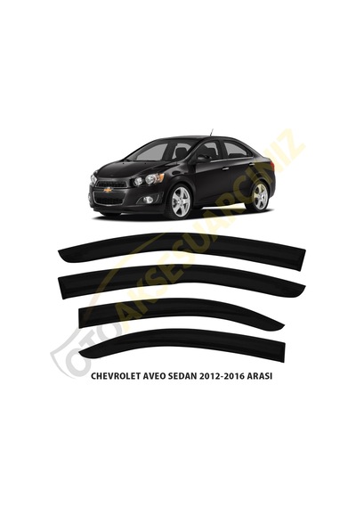 Chevrolet Aveo Sedan 2012 - 2016 Mugen Cam Rüzgarlığı 4 Lü Takım N11.6309