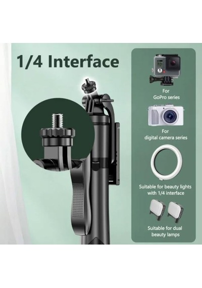 Coverzone Profesyonel Tripod Ve Selfie Çubuğu L16 Bluetooth Uzakt