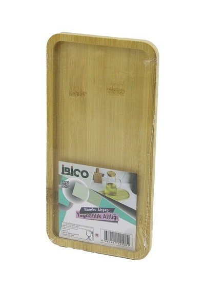 İbico İ22-208 Ahşap Bambu 12 X 23.4 X 0.8cm Dikdörtgen Mini Tepsi Yağdanlık Altlık Diğer