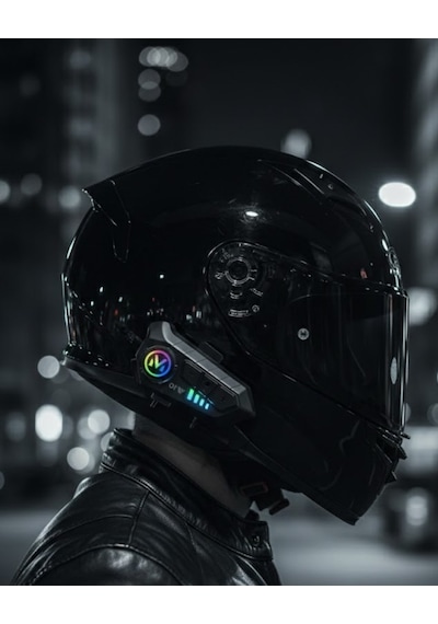 Bluetooth 5.3 Kask İçi Intercom Kulaklık 1000 M Mesafe 1000 Mah 36001277