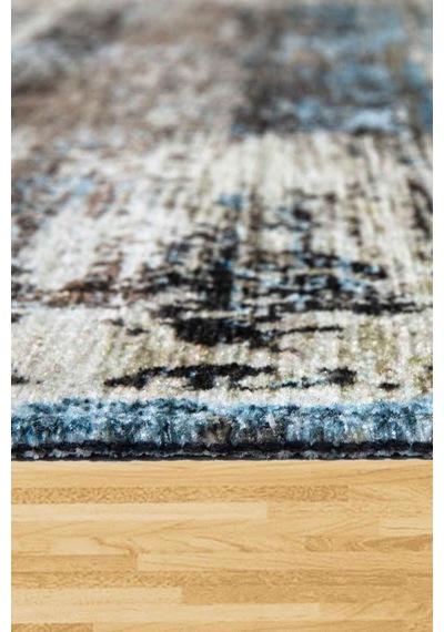 Valencıa-1506 Kaymaz Taban Dekoratif Modern Yıkanabilir Kolay Temizlenen Salon Balkon Mutfak Halısı Kilim Yolluk
