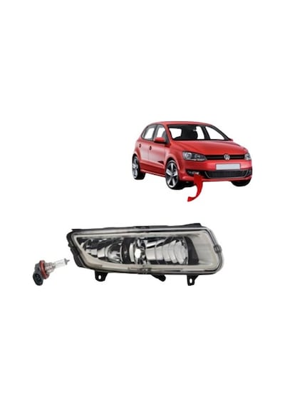 Vw Polo Yıl 2010-2014 Arası Barcha Sağ Sis Farı 6r0941062c