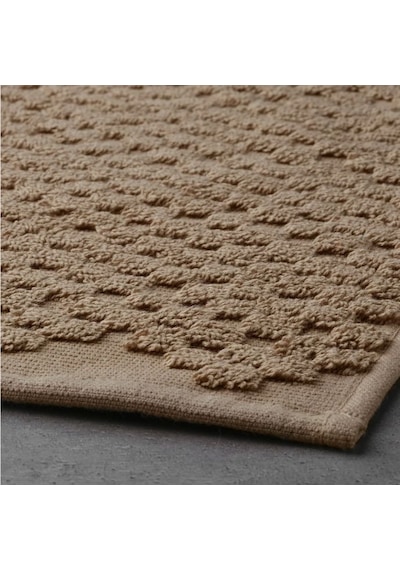 Ikea Fjallkattfot Banyo Halısı Paspas 50 X 80 Cm Koyu Bej