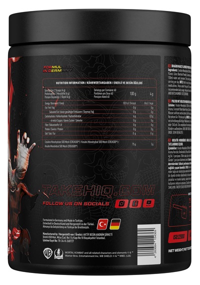 Hıq Crea500 Creatine 240g Dragon Magıc Flavored Aromalı