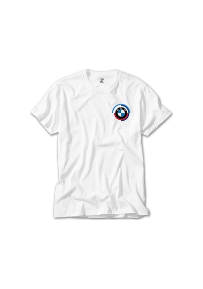 BMW New Logo 2023 Beyaz Tişört Beyaz