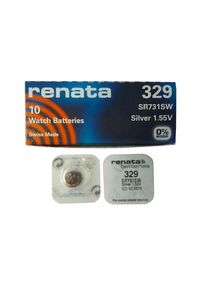 Renata 329 SR731SW 1.55V Saat Pili 10'lu
