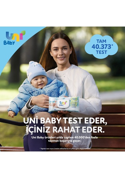 Uni Baby Yenidoğan Islak Havlu Mendil 36'Lı 1440 Yaprak