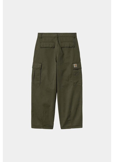 Carhartt Wıp Renkli Cole Cargo Pantolon - %100 Organik Pamuk, Geniş Paça Model Yeşil