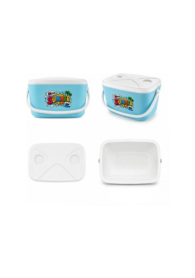 20 Lt Buzzy Retro Buzluk Termos 1179 Cooler Box -402 Açık Mavi