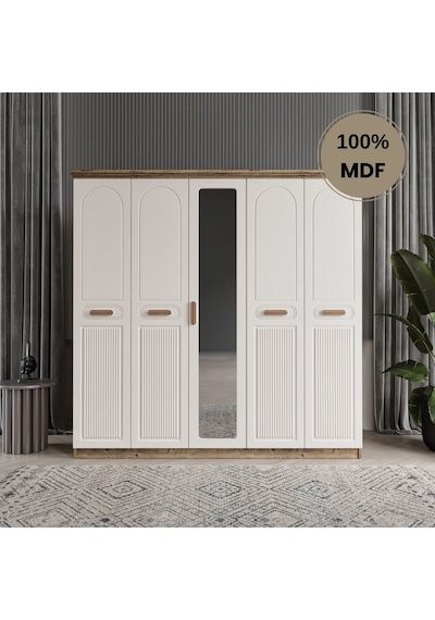 Pera 5 Kapak Mdf Gardırop Aytaşı