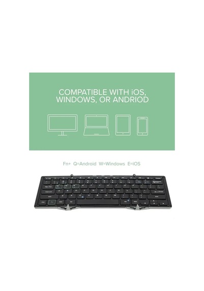 Plugable Katlanabilir Tam Boyutlu Bluetooth Klavye Plugable Katlanabilir Tam Boyutlu Bluetooth Klavye