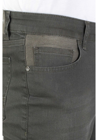 Erkek Haki Slim Fit Likralı Denim Kot Pantolon Hltvalkhi