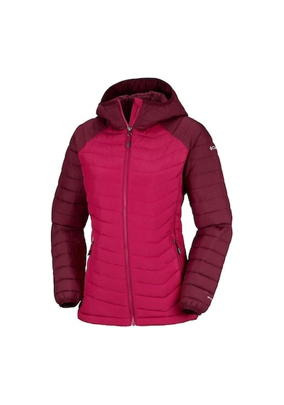 Columbia Powder Lite Hooded Kadın Mont Bordo