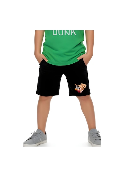 Fyk Kids Erkek Çocuk Slam Dunk Baskılı Alt-üst Takım Yeşil