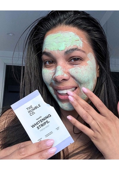 The Humble Co. Diş Beyazlatma Bandı Nane Teeth Whitening Strips - Fresh Mint 28 Strips Peroksit İçermez Dişlere Ve Diş Etlerine Karşı Nazik, Hidroksiapatit İle Güçlendirilmiş
