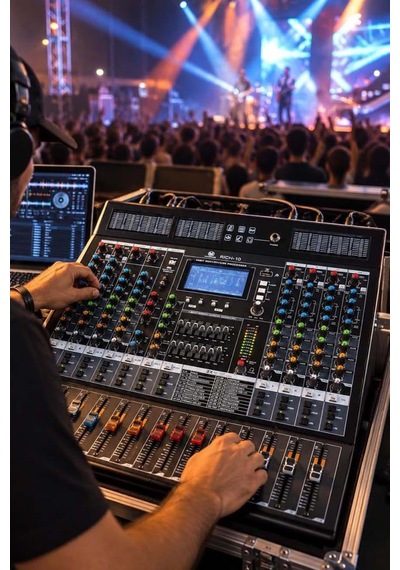 Maxword Rich-10 Ses Mikseri 10 Kanal 4 Aux G1 G2 Usb Kayıt Grup Efekt Deck Mixer