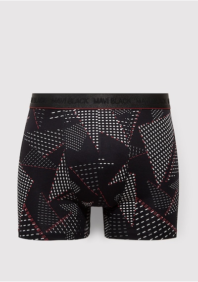 Mavi - Baskılı Siyah Boxer 0912177-900 Siyah