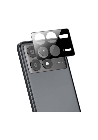 Forzacase Xiaomi Poco X6 Pro İle Uyumlu Kamera Lens Koruma Halkası Siyah - Fc377 Siyah