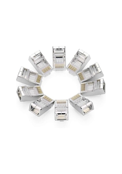 Rj45 Metal Jack Konnektör 100 Adet