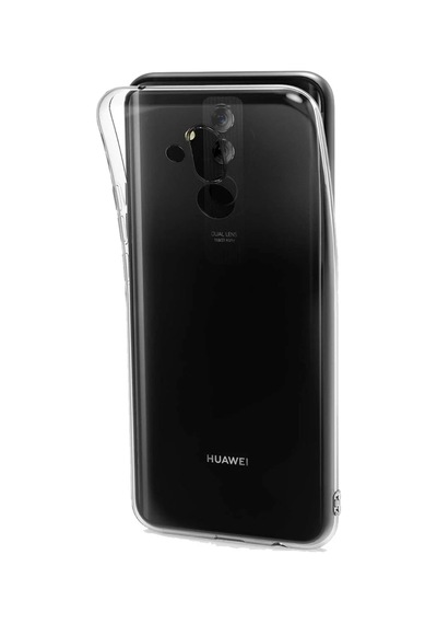 Newface - 84 - Huawei Mate 20 Lite Kılıf Lüx - Kmrsfres - Şeffaf Silikon