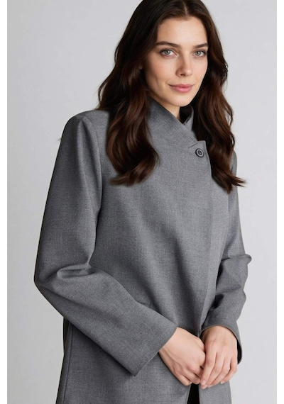 Defacto Regular Fıt Dik Yaka Blazer Ceket H2399ax26spar202 Antrasit-ar202